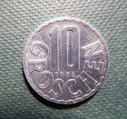 Austria  1996  10  Groschen  Grade Uncirculated  Free Shipping