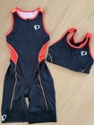 Pearl Izumi Select Series Womens Athletic Triathlon Racesuit Kit  W bra Small