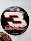 Nascar Dale Earnhardt Sr  3 Logo 3  Round Sticker Lot Of 5 Black Camo Decal Vtg