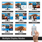 Mt-viki 9x1 Hdmi Multi-viewer Switcher 4k 30hz 9 In 1 Out Multiviewer Seamless