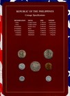 Coin Sets Of All Nations Philippines All 1985 Unc 1 Sentimos 1983 1 2 Pesos 1985