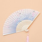 Woman Hand Fan Summer Silk Japanese Cheongsam Prop Classical Real Silk