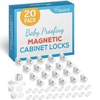 Magnetic Cabinet Locks Baby Proofing 20 Pack With 2 Keys Child Safety Drawers
