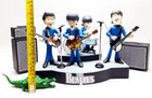 Beatles Figurines   Instruments With Drums  Vox Amps  Stage   Alligater - New