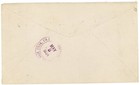 Tonga Sg 60 single Frank -nukualofa-1 ap 24-registered-to Usa-may 3 1924-backsta
