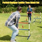 Ladder Ball Toss Game Set Indoor Outdoor W 6 Bolas Score Tracker Carry Bag