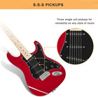 Full Size Electric Guitar For Music Lover Beginner With 20w Amp And Accessories