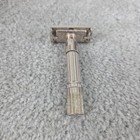 Vintage Gillette Fatboy E4 1959 Adjustable Safety Razor Double Edge
