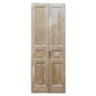 Reclaimed Pair Of Antique 35  Solid French Doors  Late 1800 s  Ned2522