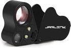Portable Illuminated Jewelers Loupe - 30x 60x Magnification For Precise Details