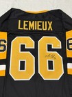 Mario Lemieux Signed Pittsburgh Penguins Hockey Jersey With Coa