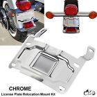 License Plate Relocation Mount Kit For Harley Softail Touring 86-08 Road King Us
