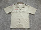 Boy Scouts Of America Youth Medium Short Sleeve Traditional Uniform Shirt Bsa