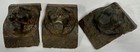3- Vtg Antique Cast Iron Lion Head Hanging Decorative Architectural Plaque  a60 