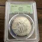 1982 Mo Pcgs Ms65 - Mexico 1 Oz Silver Libertad Pcgs 30th Anniversary