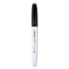Universal Pen Style Dry Erase Marker  Fine Bullet Tip  Black  Dozen