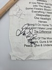 The Wallflowers Autographed Set List 2004 St  Louis Fair