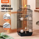 Vevor Bird Flight Cage 39 In Hanging Metal Parakeet Cage For Cockatiels Parrot