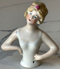 Antique German Porcelain Pin Cushion Half Doll 3  Rare Vintage Collectible Gifts