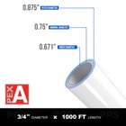 Oxygen Barrier Pex-a Tubing 3 4 x1000ft Flexible Pex For Hydronic Heating  White