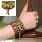 1pc 108 Mala Beads 8mm Sandalwood Buddhist Prayer Necklace Bracelet Meditation