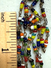 39  Native American Trade Bead Necklace  Many Colors  Small Beads  So  Ohio