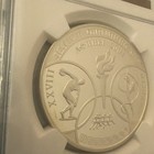 Russia 2004  m  3r Silver 1 Oz Greece  Olympics Torch Ngc Pf 69 Uc