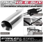 For 15-20 Ford F150 2 7 3 5 5 0l 3 5 od Round Muffler Tip Catback Exhaust System
