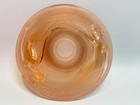 French Pink Pressed Depression  Glass Lamp Shade W mermaids 1930s Art Deco