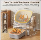 Self Cleaning Cat Litter Box Automatic App Control 10 5l Large W  Sensors