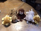 Webkinz Ganz Plush Set Of 5 Jungle Animals No Code