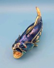Keren Kopal Blue Fish Trinket Box F1165 Austrian Crystals 2016