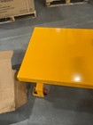 Apollolift Used 59  Double Scissors Lift Table Hydraulic Manual Lift Cart 1760lb
