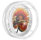 1 Oz  Canada Silver Coloured Coin - Magnification  Beauty Under The Sun  2017 