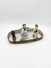 Vtg Vanity Mirror Tray Ladies Perfume Dresser Hollywood Regency- Excellent Condt