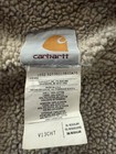 Vintage Carhartt Xl Regular Gray Sherpa Lined Work Vest V13cht For Men 2001