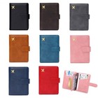 Passport Holder Purse Card Document Protector Leather Wallet For Family Travel