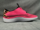 Nike Solarsoft Moccasin Men s 13 555301-618 Pink Lace Up Athletic Running Shoes