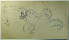 1929 Panama Registered First Flight Ovpt  Airmail Cover Balboa Cz To Lima Peru