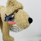 Vintage Applause Plush Stuffed Dog Brown Tan Puppy Wire Terrier Dem Bones Dog