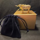 Vtg Estee Lauder  shimmering Steer  2001 Limited Edition Solid Perfume Compact