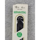 Coats   Clark 18 Inch Black Medium Weight Separating Zipper For Jackets F 23