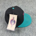 Vintage New Era 5950 Fitted Hat Size 7 Minor League Baseball Black Teal Wool Usa