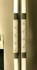 Refrigerator Oven Door Padded Appliance Handle Covers Corner Stone Gray Set Of 2