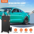 Vevor 30 Gallon Gas Caddy Fuel Diesel Oil Transfer Tank  2 Wheels Portable  Pump