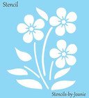 Stencil Forget Me Not Alpine Flower Love Friendship Diy Garden Diy Joanie Signs