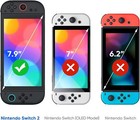 2-pack Screen Protector For Nintendo Switch 2  2025  Tempered Glass Clear Film
