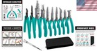 Micro Jewelry Pliers Kit With Storage Pouch  