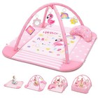 8-in-1 Baby Gym Play Mat  Tummy Time Mat With Detachable Sensory Toys   Activiti