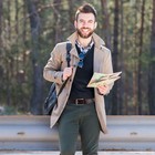 Men   s Coffee Genuine Leather Belt For Men Solid Leather For Casual And Dress